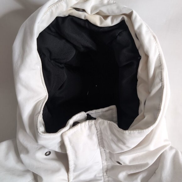 Pajar Men's White Winter Jacket 80% Down Insulated Warm Zip Pockets, Small - Picture 3 of 13